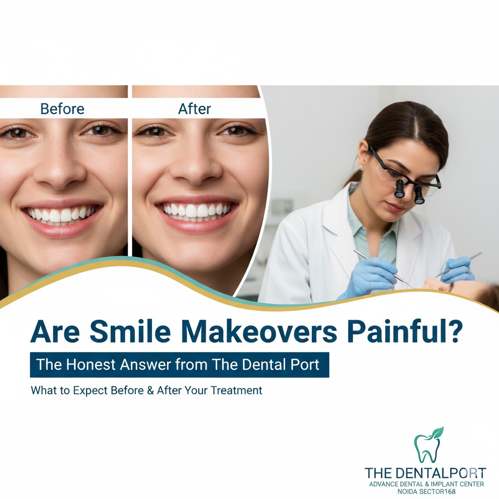 Smile Makeovers: Are They Painful? What to Expect at The DentalPort